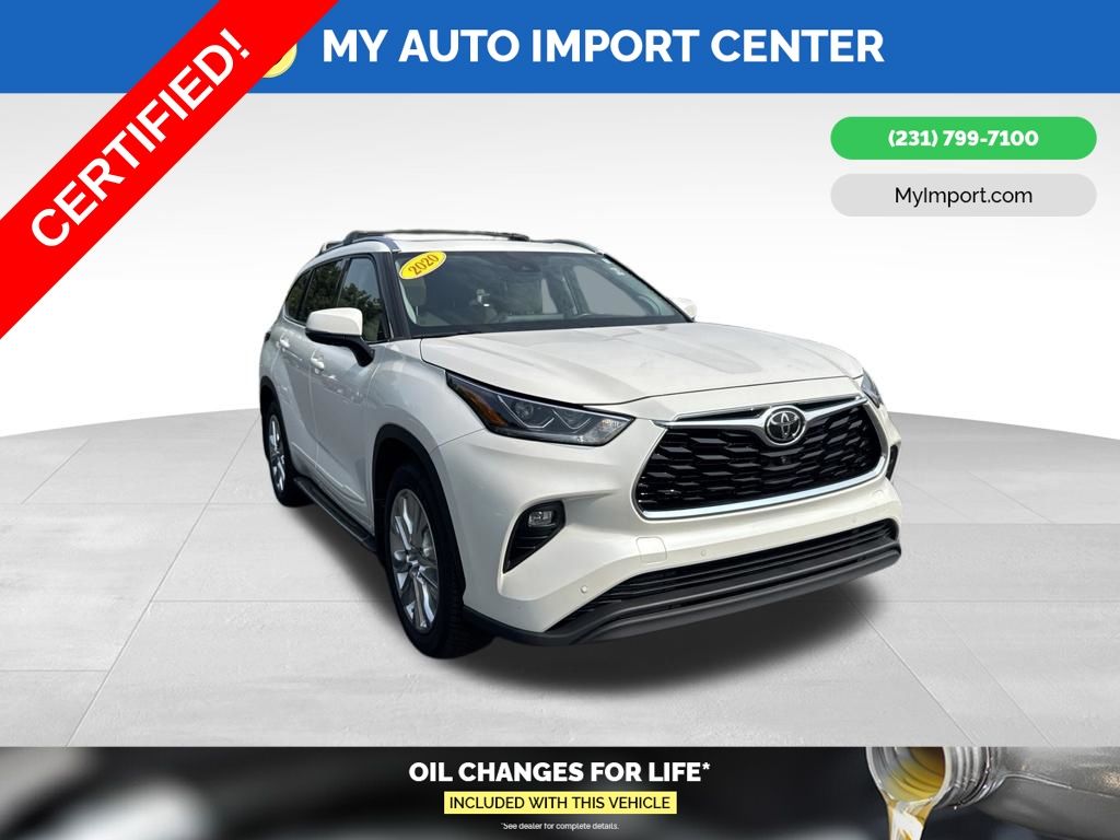 White (Blizzard Pearl) 2020 Toyota Highlander SUV / Crossover All-Wheel Drive 8-Speed Automatic