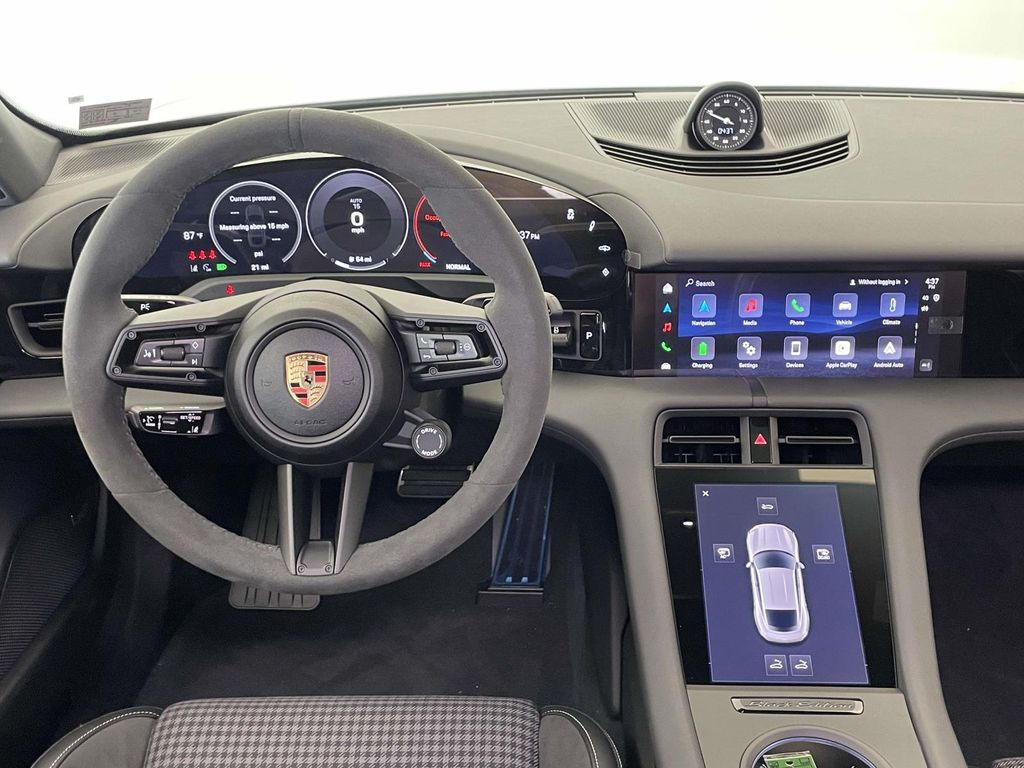 2026 Porsche Taycan 4 White at Audi Porsche Sewickley