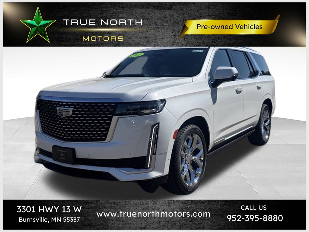 Crystal White Tricoat 2021 Cadillac Escalade SUV / Crossover Four-Wheel Drive 