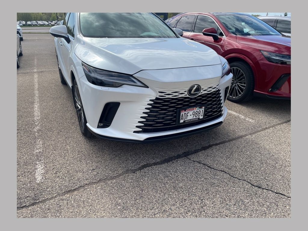 White Pearl 2024 Lexus RX Hybrid 350h Luxury AWD SUV / Crossover All-Wheel Drive Continuously Variable Transmission
