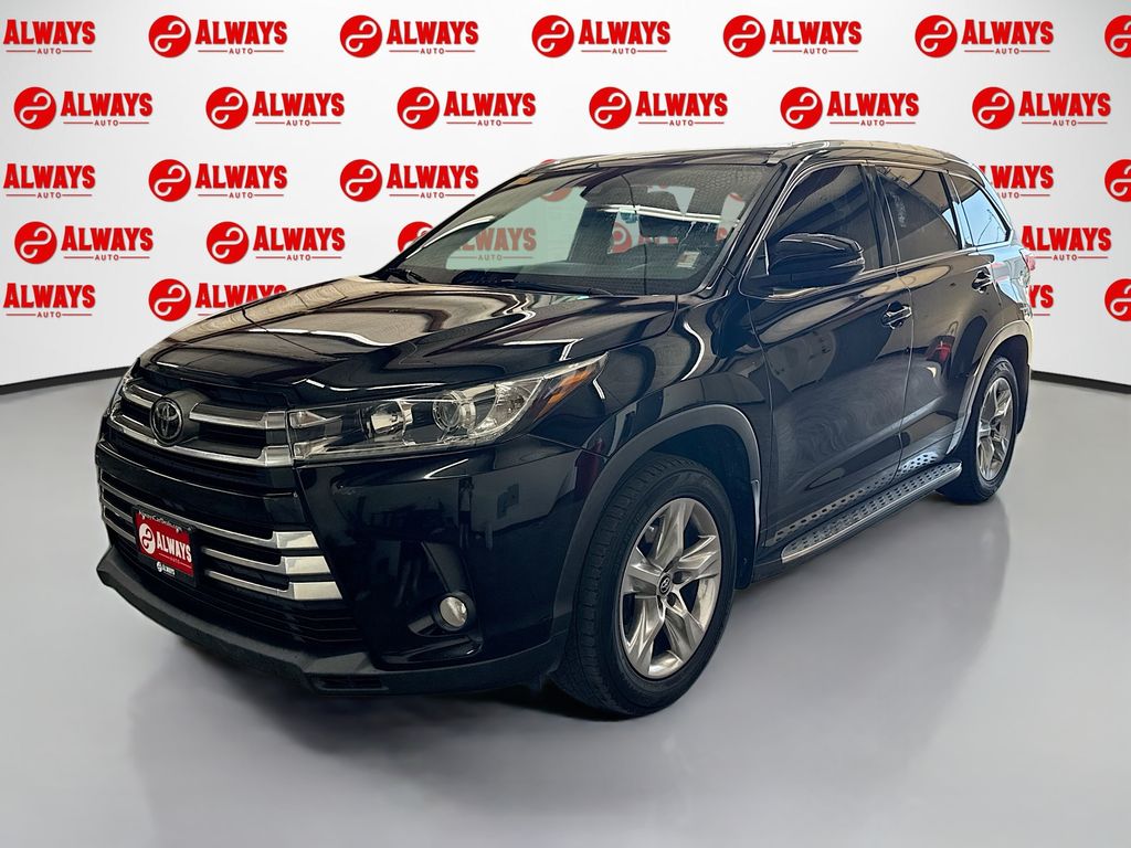Midnight Black Metallic 2018 Toyota Highlander Limited SUV / Crossover Front-Wheel Drive 8-Speed Automatic