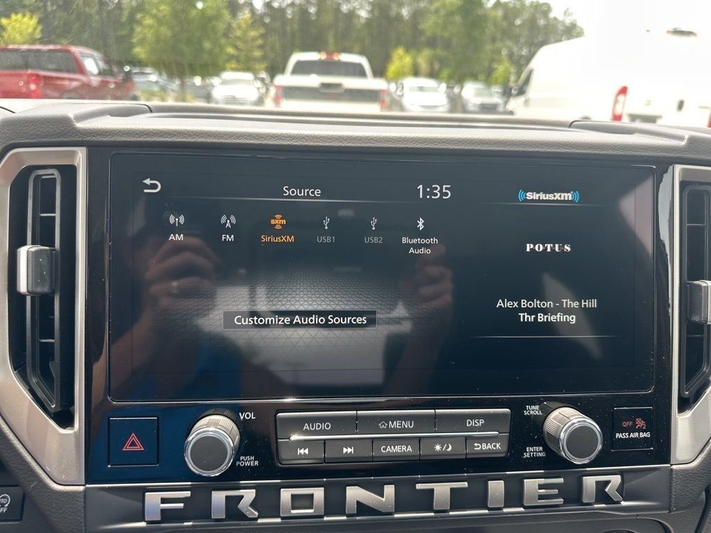 2025 Glacier White Nissan Frontier SV RWD Truck