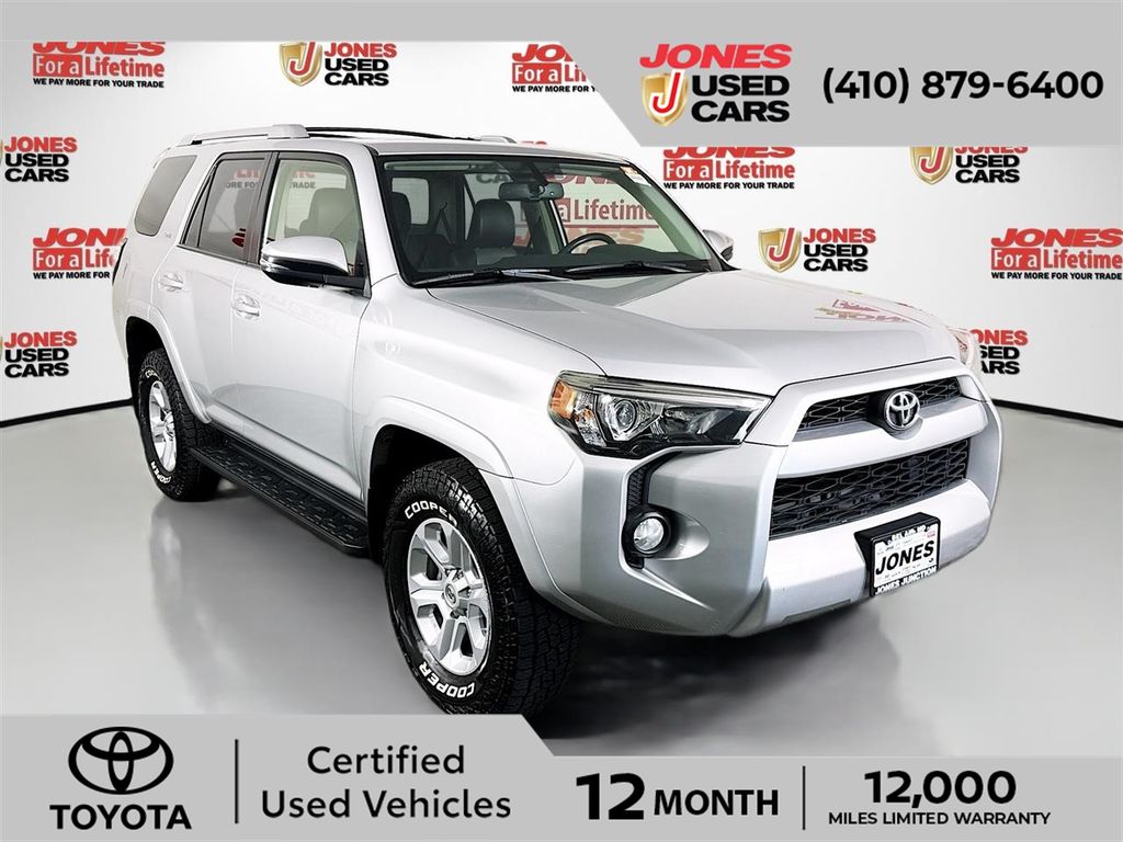 Classic Silver Metallic 2016 Toyota 4Runner SUV / Crossover Four-Wheel Drive 5-Speed Automatic Overdrive