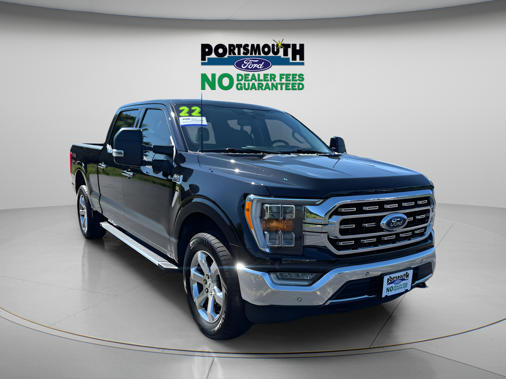 Agate Black Metallic 2022 Ford F-150 Pickup Truck Four-Wheel Drive Automatic
