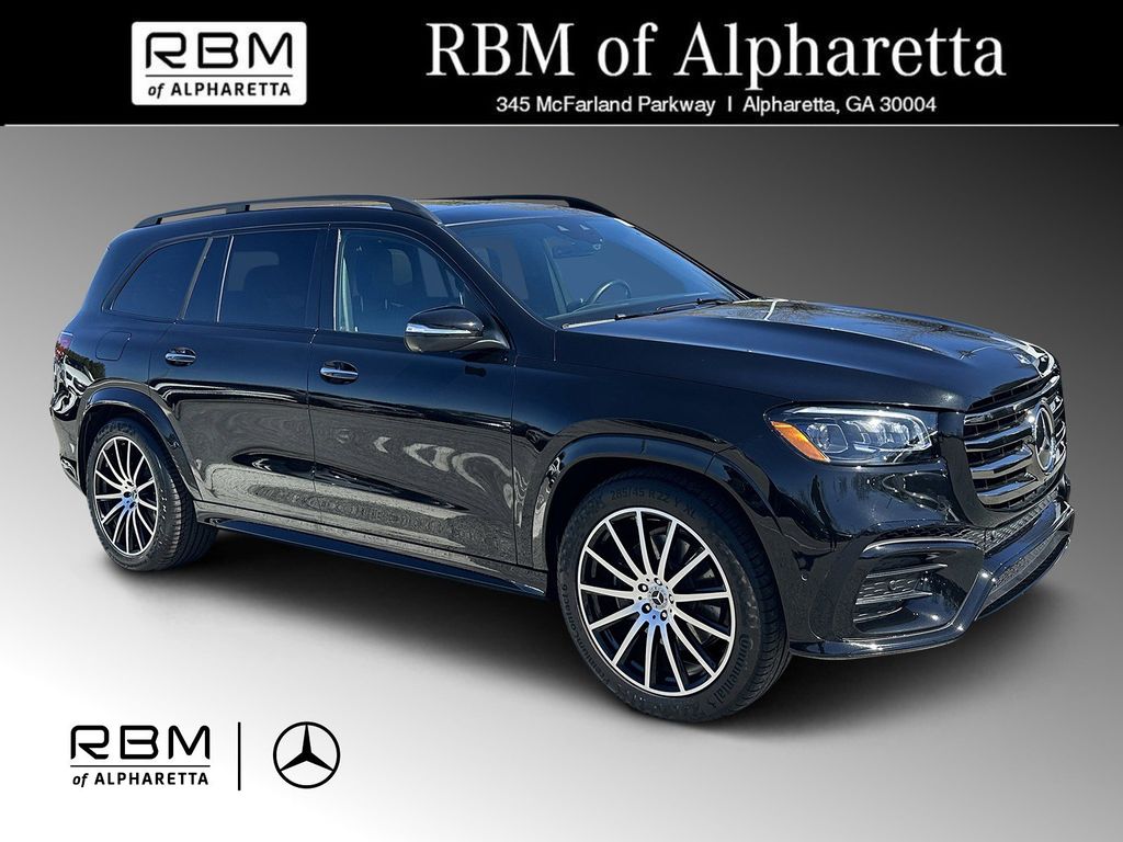 Black 2025 Mercedes-Benz GLS 450 4MATIC SUV / Crossover All-Wheel Drive 9-Speed Automatic