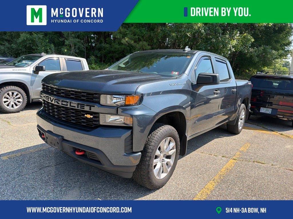 Shadow Gray Metallic 2021 Chevrolet Silverado 1500 Pickup Truck Four-Wheel Drive 8-Speed Automatic