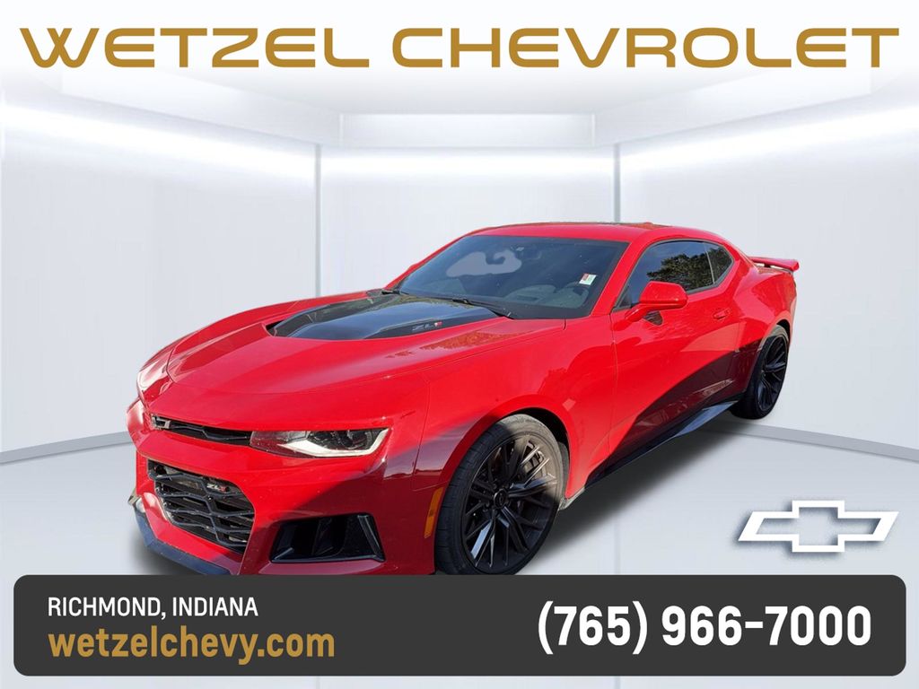 Red Hot 2023 Chevrolet Camaro Coupe Rear-Wheel Drive 6-Speed Manual