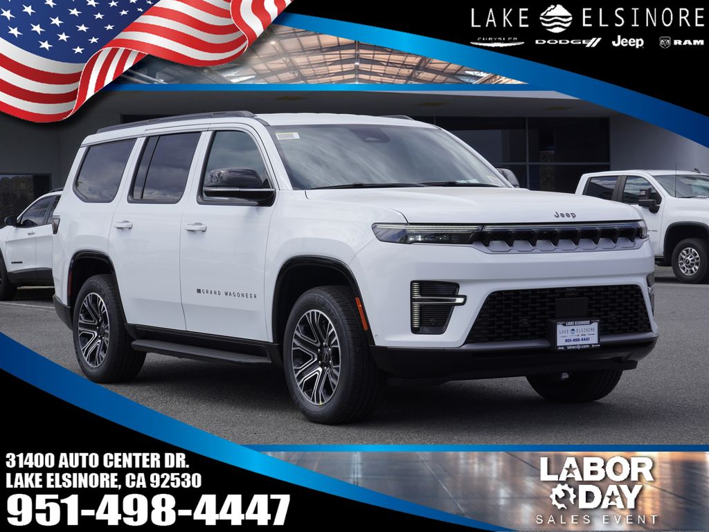 Bright White Clearcoat 2026 Jeep Grand Wagoneer SUV / Crossover 8-Speed Automatic