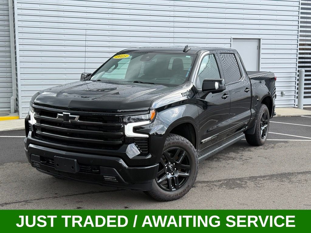 Black 2025 Chevrolet Silverado 1500 Pickup Truck Four-Wheel Drive Automatic