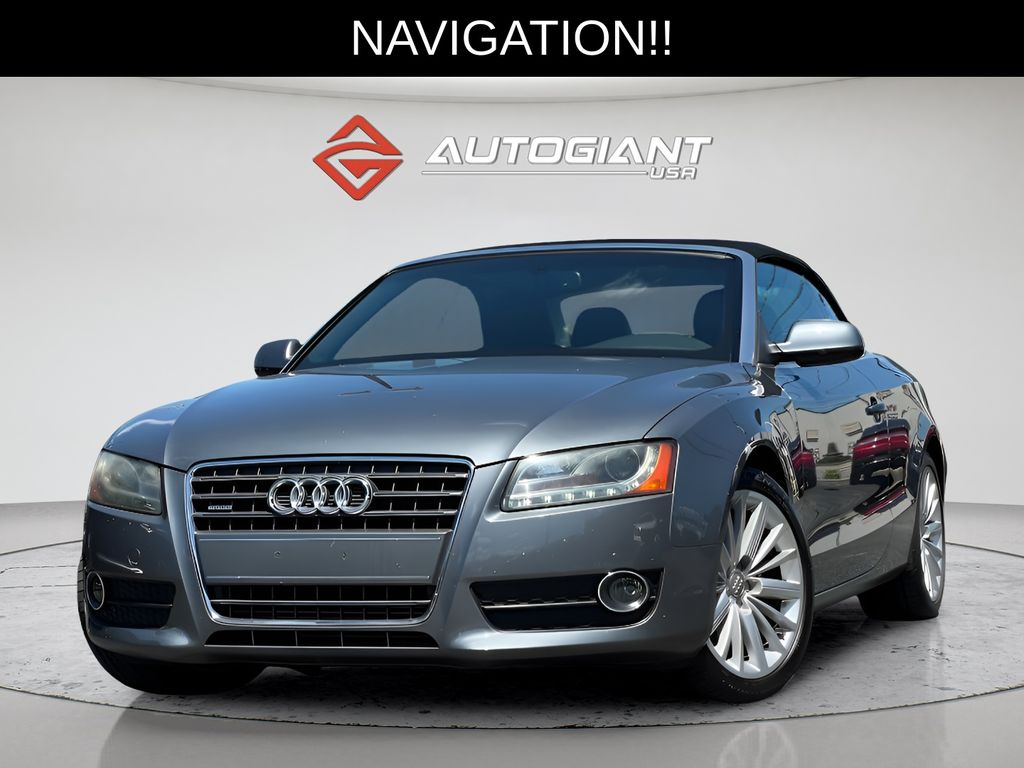Gray 2012 Audi A5 Convertible All-Wheel Drive 8-Speed Automatic