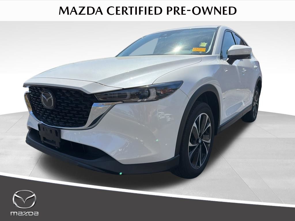 Snowflake White Pearl Mica 2022 Mazda CX-5 2.5 S Premium AWD SUV / Crossover All-Wheel Drive 6-Speed Automatic