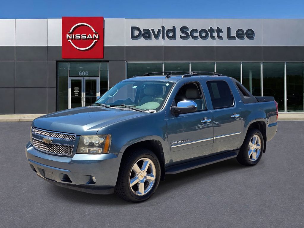 Blue Granite Metallic 2011 Chevrolet Avalanche LTZ 4WD Pickup Truck Four-Wheel Drive 6-Speed Automatic