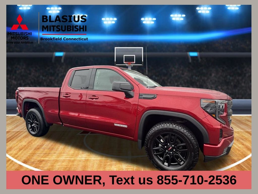 Volcanic Red Tintcoat 2024 GMC Sierra 1500 Elevation Standard Double Cab 4WD Pickup Truck Four-Wheel Drive 8-Speed Automatic