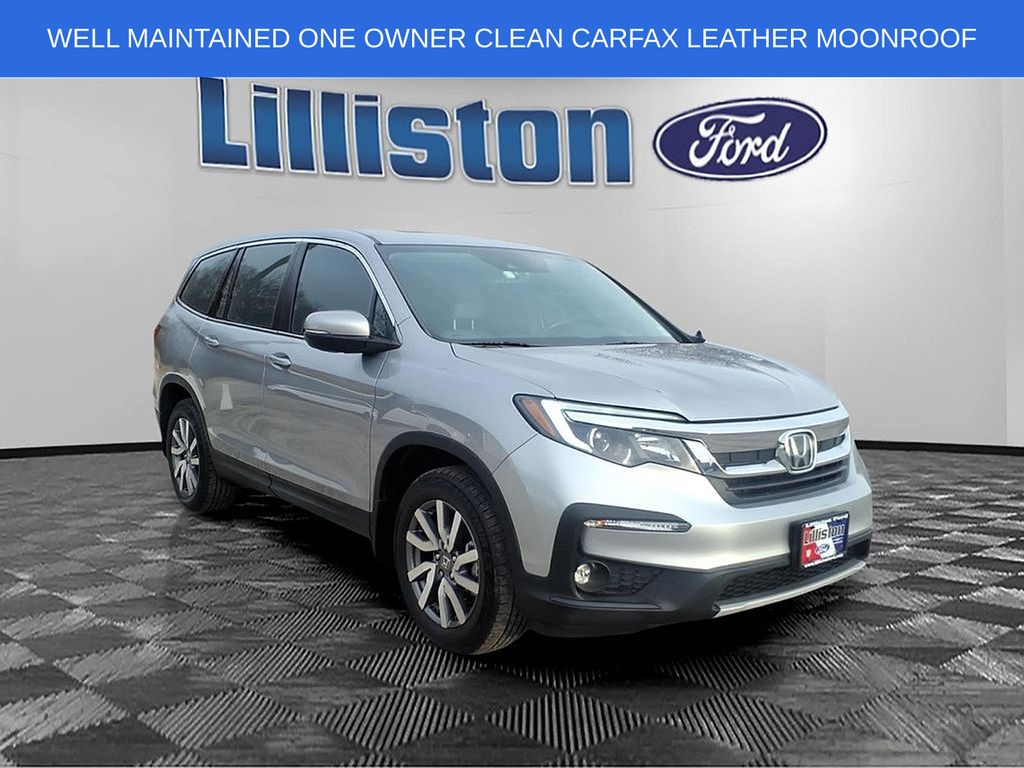 Lunar Silver Metallic 2021 Honda Pilot EX-L AWD SUV / Crossover All-Wheel Drive 9-Speed Automatic