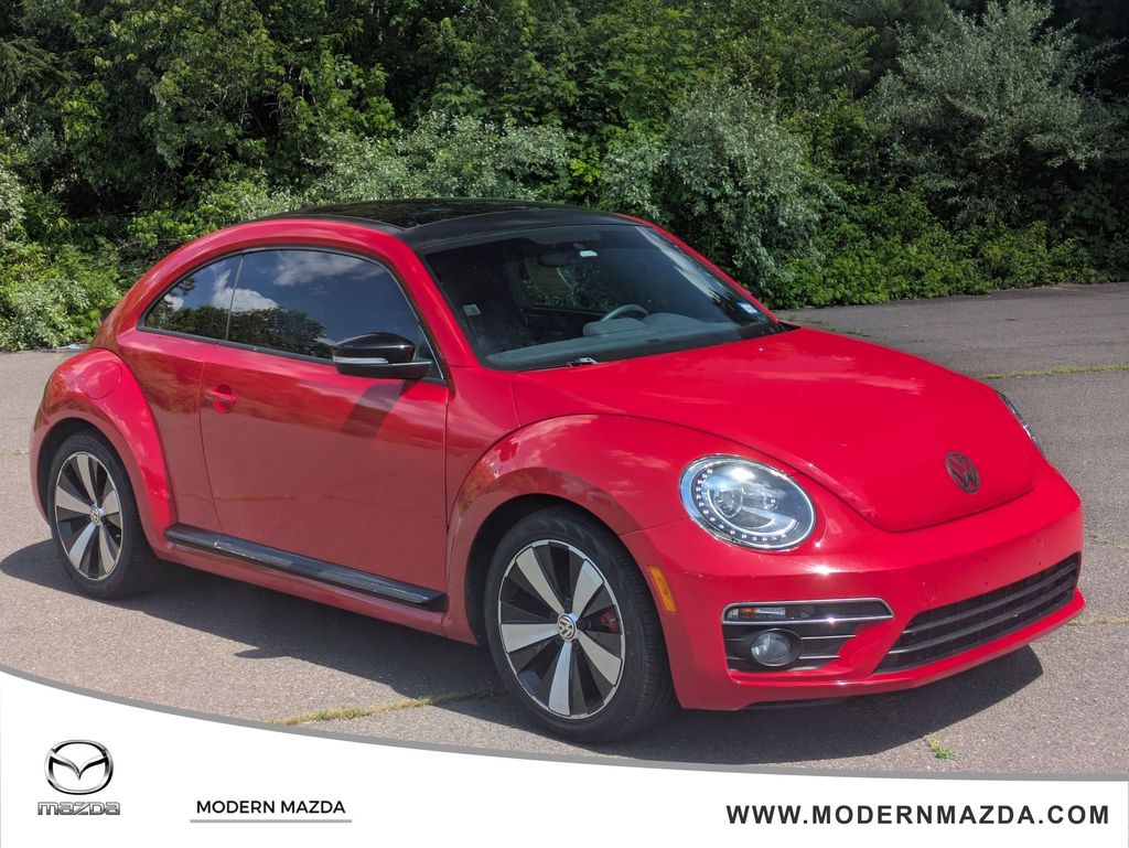 Tornado Red 2013 Volkswagen Beetle Turbo Fender Edition Hatchback Front-Wheel Drive 6-Speed Dual Clutch