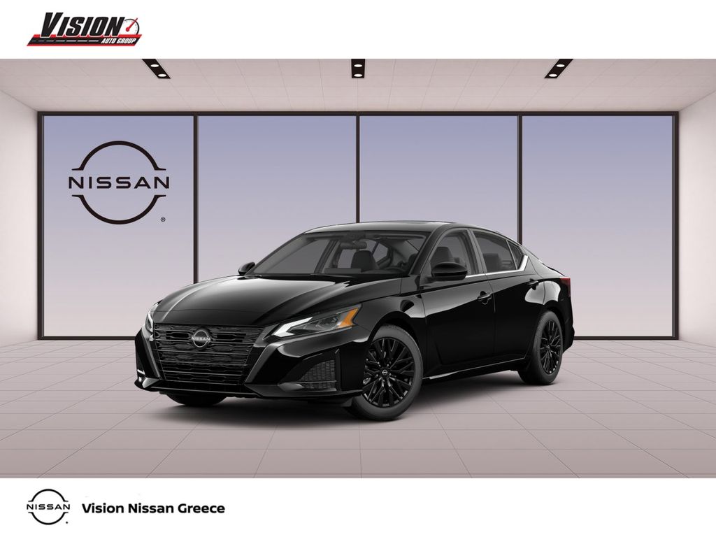 Super Black Clearcoat 2026 Nissan Altima Sedan Front-Wheel Drive Continuously Variable Transmission