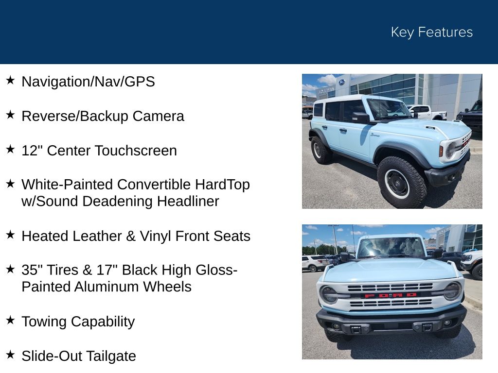 2023 Ford Bronco Heritage Limited Edition