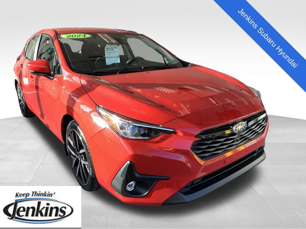 Pure Red 2024 Subaru Impreza Wagon All-Wheel Drive Continuously Variable Transmission
