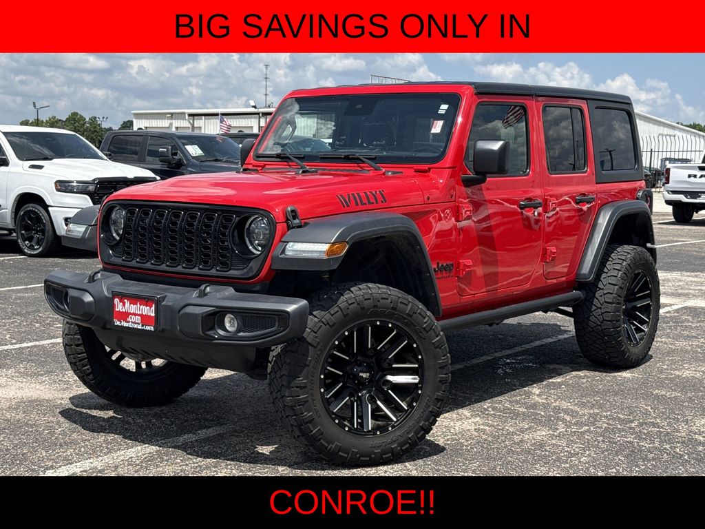 2024 Jeep Wrangler Sport Red at DeMontrond Mazda