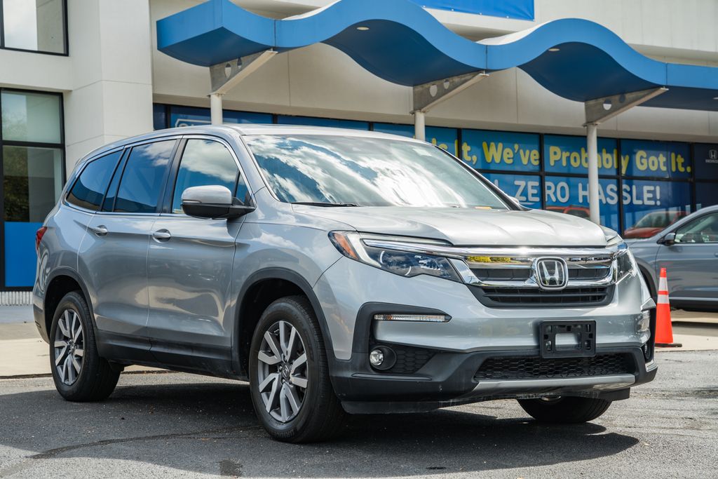 Silver 2022 Honda Pilot SUV / Crossover All-Wheel Drive 9-Speed Automatic