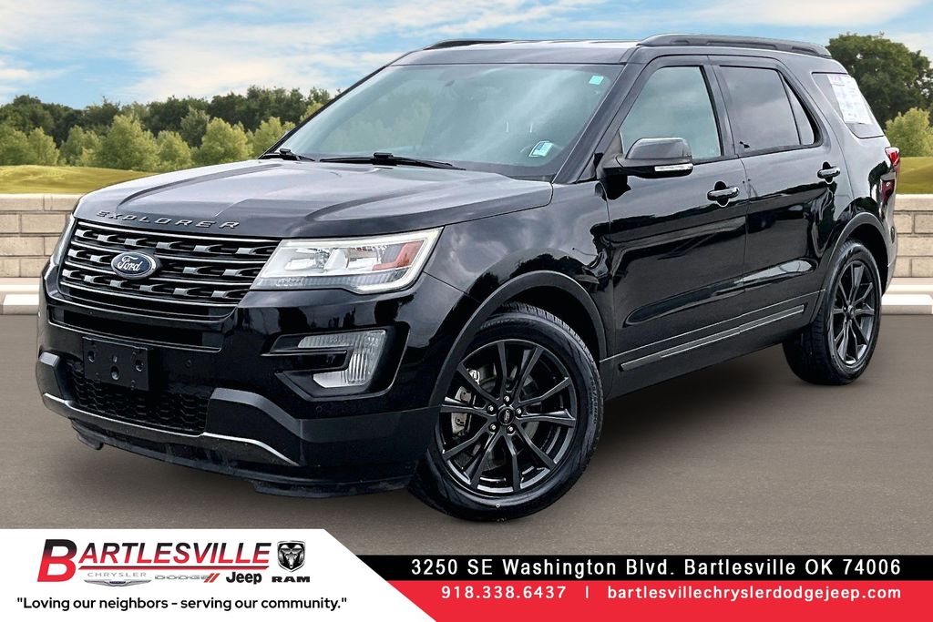 Shadow Black 2017 Ford Explorer XLT SUV / Crossover Front-Wheel Drive 6-Speed Automatic