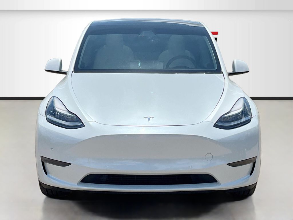 2020 Tesla Model Y Long Range White at Bravo Nissan