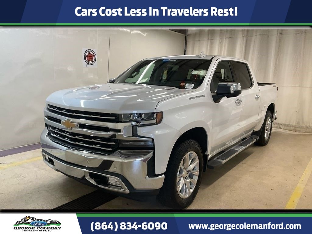 White (Iridescent Pearl Tricoat) 2022 Chevrolet Silverado 1500 Pickup Truck Four-Wheel Drive Automatic