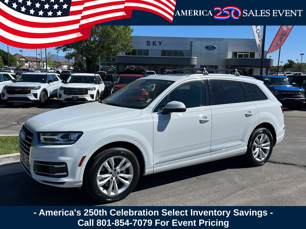 White 2017 Audi Q7 SUV / Crossover All-Wheel Drive 8-Speed Automatic