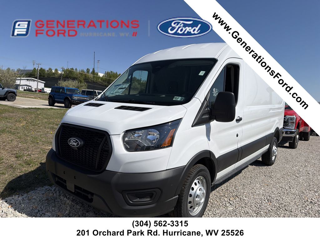 Oxford White 2026 Ford Transit Cargo 250 Medium Roof LB AWD Van All-Wheel Drive