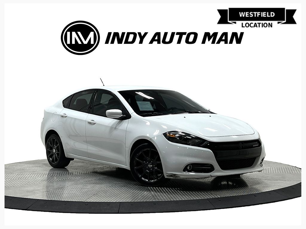 Bright White Clearcoat 2015 Dodge Dart Sedan Front-Wheel Drive 6-Speed Automatic
