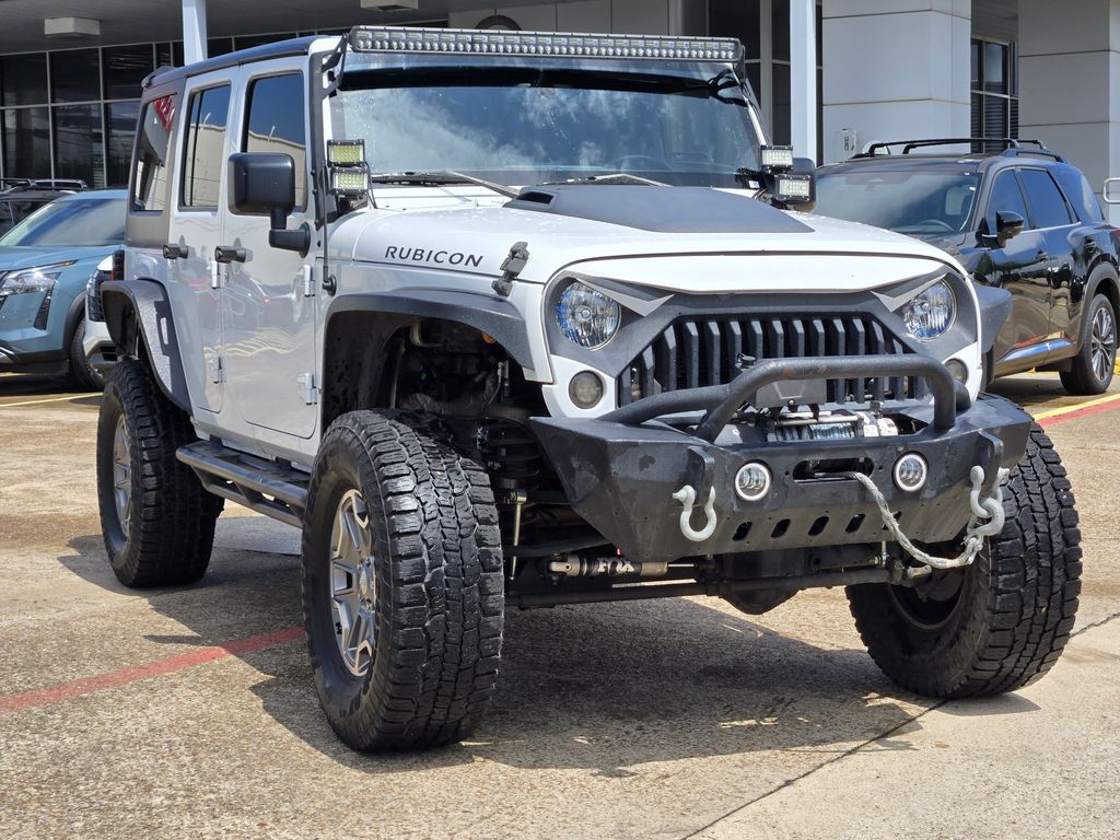 2016 Jeep Wrangler Unlimited Rubicon White at Legacy Ford