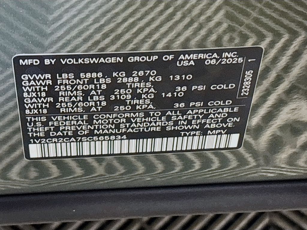 2025 Volkswagen Atlas 2.0T Peak Edition