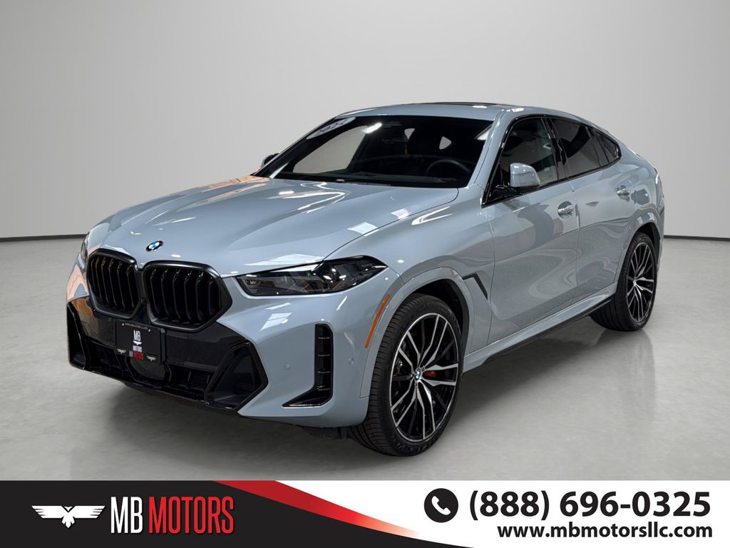 Gray 2024 BMW X6 xDrive40i AWD SUV / Crossover All-Wheel Drive 8-Speed Automatic