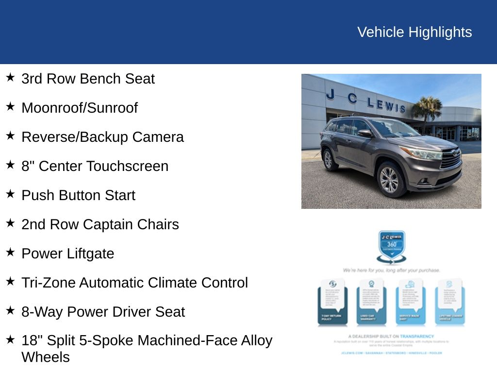 2015 Toyota Highlander XLE