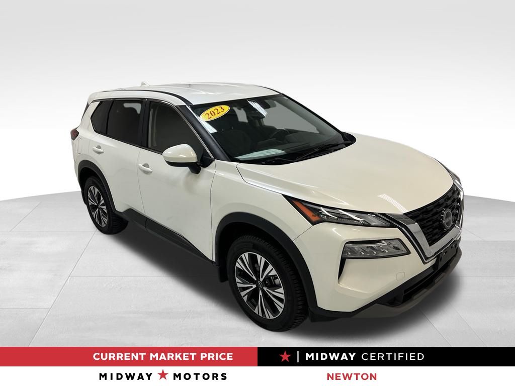 Pearl White Tricoat 2023 Nissan Rogue SUV / Crossover All-Wheel Drive Continuously Variable Transmission