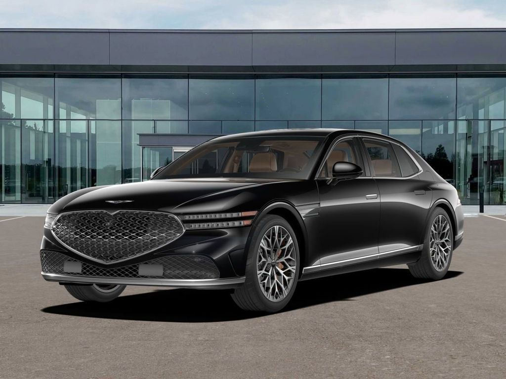 Maui Black 2025 Genesis G90 Sedan All-Wheel Drive 8-Speed Automatic
