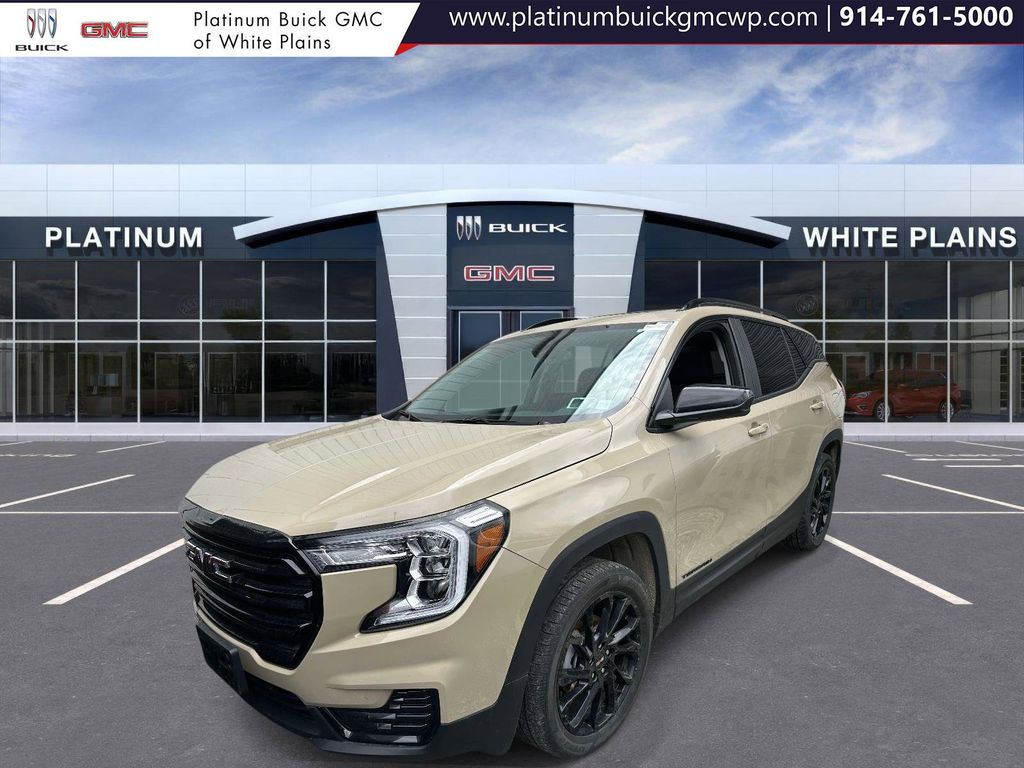 Desert Sand Metallic 2023 GMC Terrain SLE AWD SUV / Crossover All-Wheel Drive 9-Speed Automatic