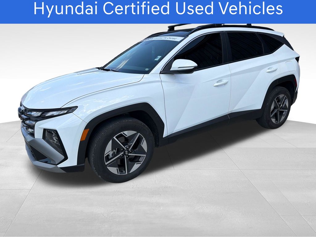Creamy White Pearl 2025 Hyundai Tucson Hybrid SUV / Crossover All-Wheel Drive 6-Speed Automatic