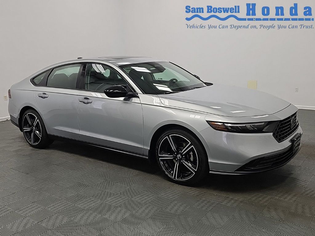 Solar Silver Metallic 2026 Honda Accord Sedan Front-Wheel Drive Continuously Variable Transmission