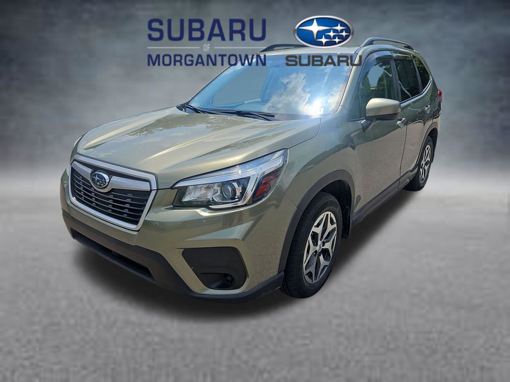 Jasper Green Metallic 2019 Subaru Forester SUV / Crossover All-Wheel Drive Continuously Variable Transmission