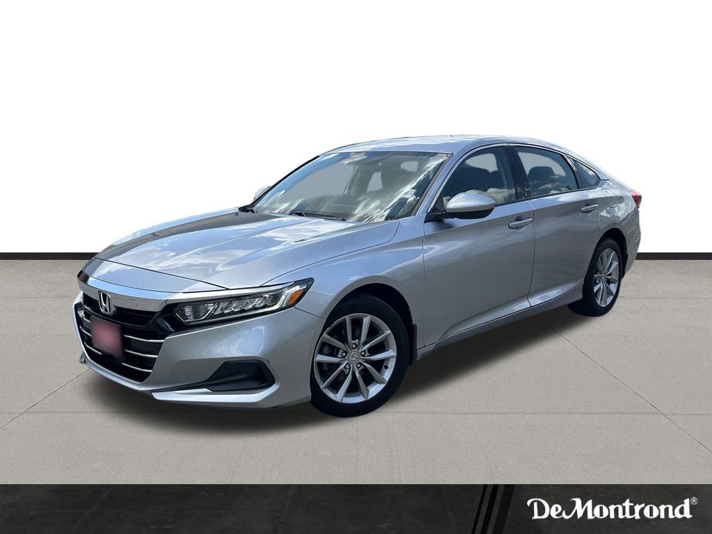 Silver 2022 Honda Accord Sedan Front-Wheel Drive Continuously Variable Transmission