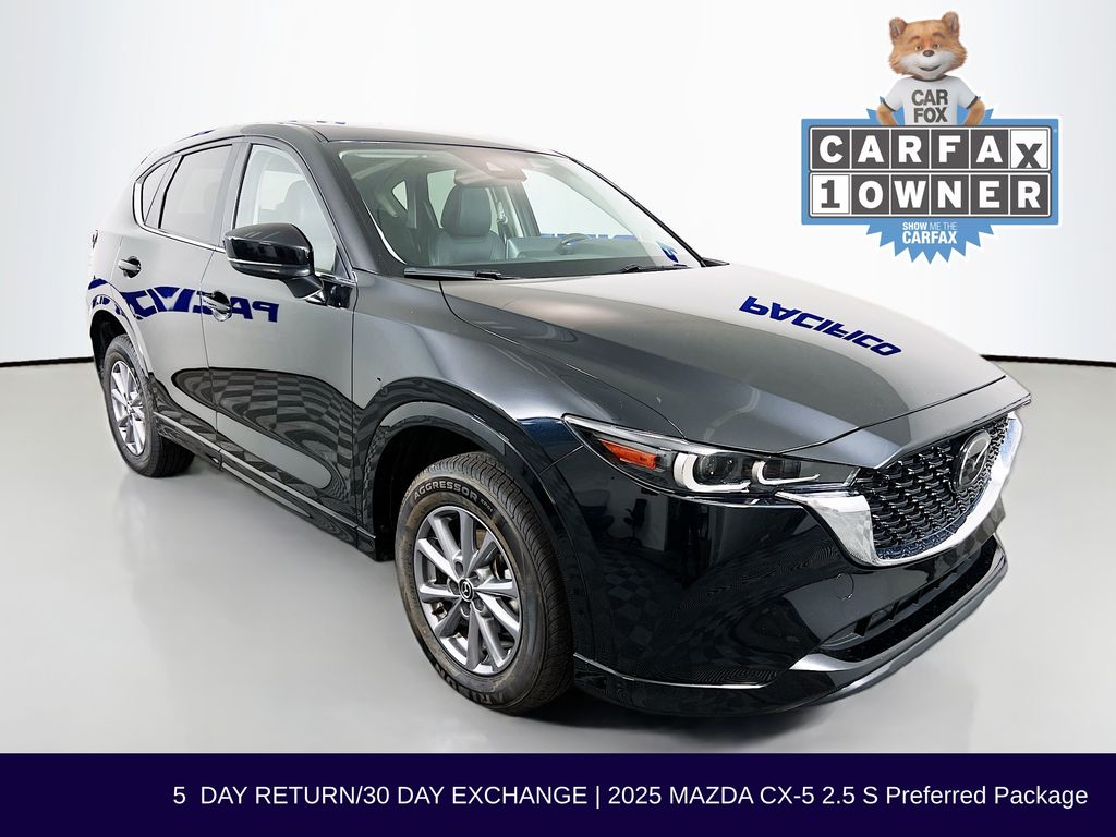 Jet Black Mica 2025 Mazda CX-5 SUV / Crossover All-Wheel Drive 6-Speed Automatic