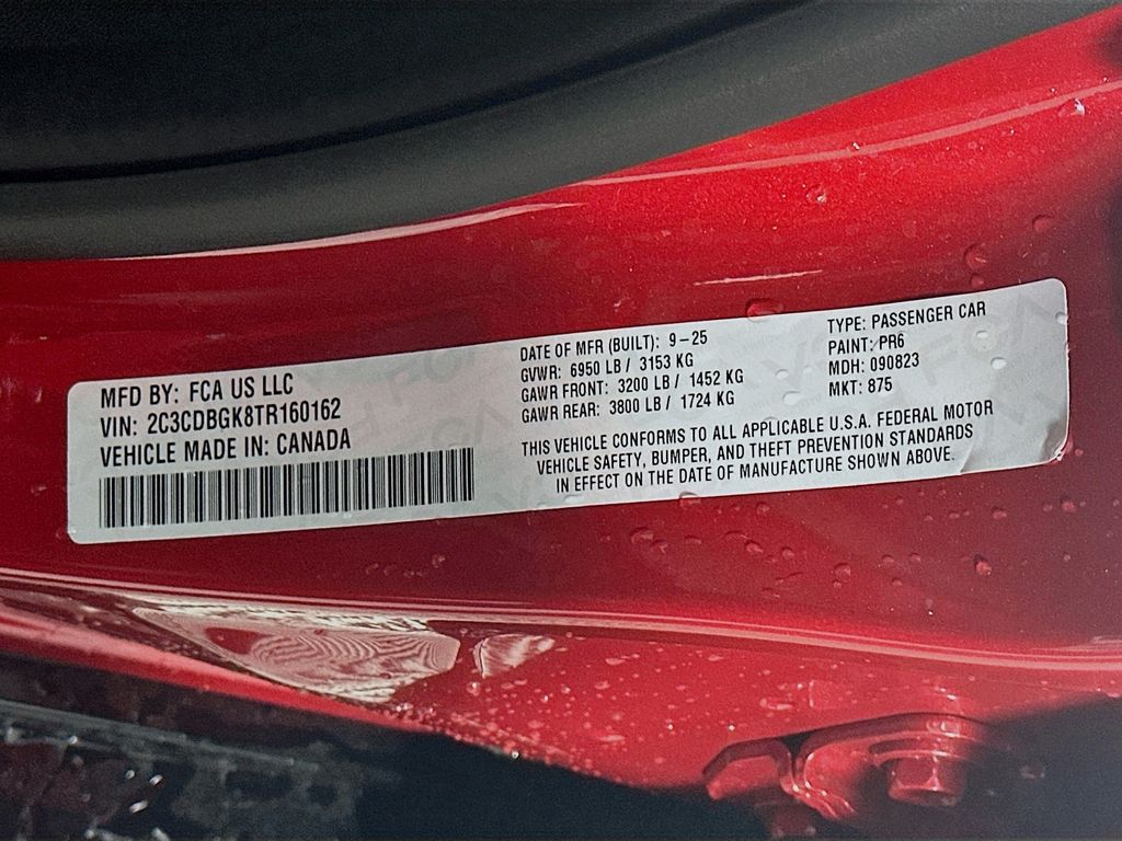 New 2026 Red Dodge Daytona Scat Pack Track image 18