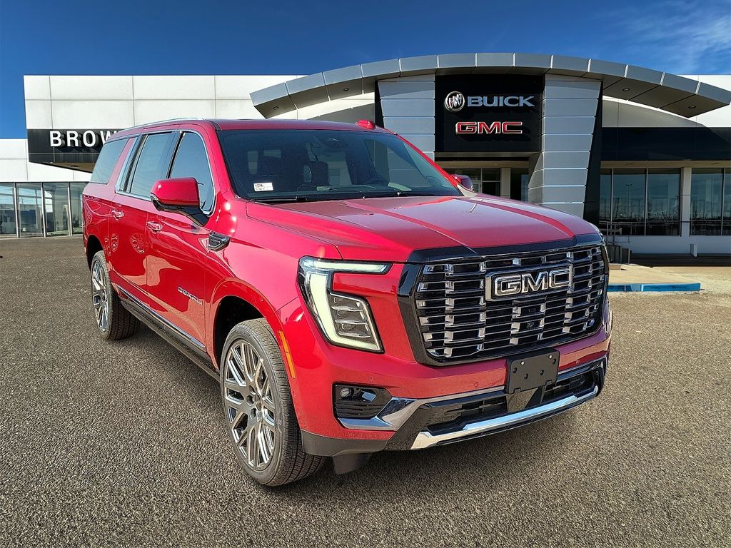 2026 GMC Yukon XL Denali Ultimate Red at Brown Buick GMC