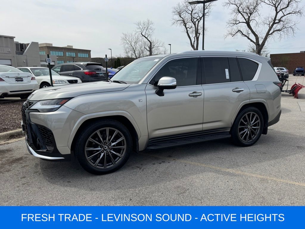 Atomic Silver 2024 Lexus LX 600 F Sport Handling AWD SUV / Crossover All-Wheel Drive Automatic