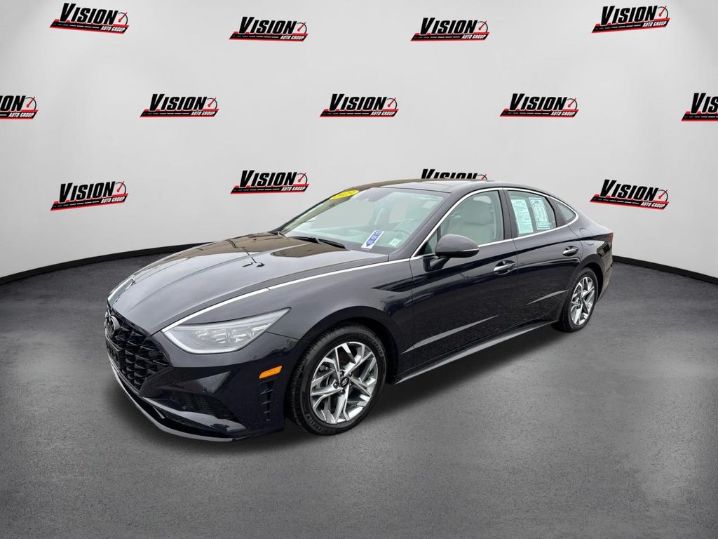 Carbon Blue 2023 Hyundai Sonata SEL FWD Sedan Front-Wheel Drive 8-Speed Automatic