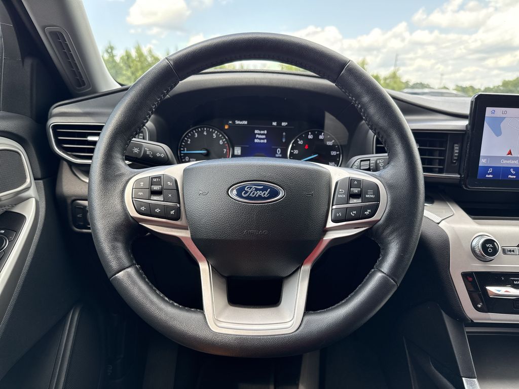 2023 Ford Explorer XLT White at DeMontrond Automotive Group