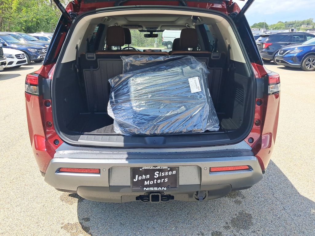 2026 Nissan Pathfinder Platinum Red at John Sisson Motors