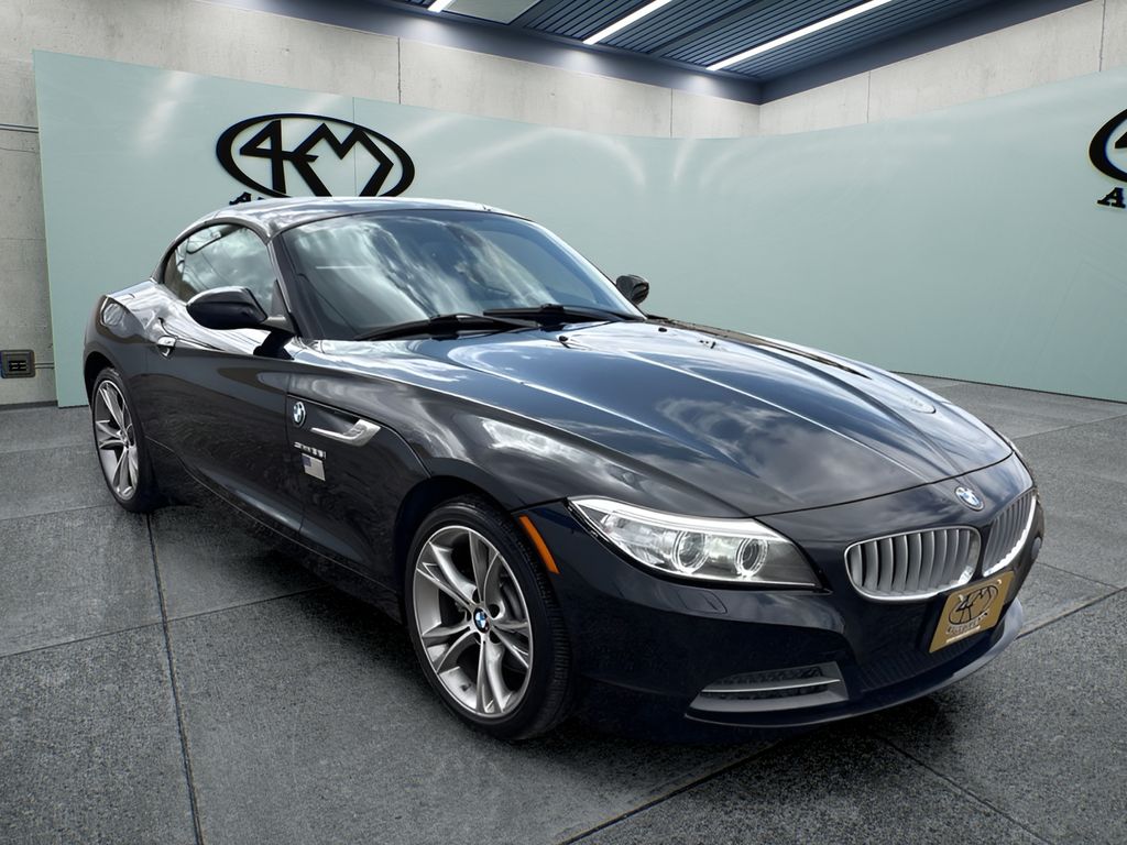 Black Sapphire Metallic 2014 BMW Z4 Convertible Rear-Wheel Drive 7-Speed Manual