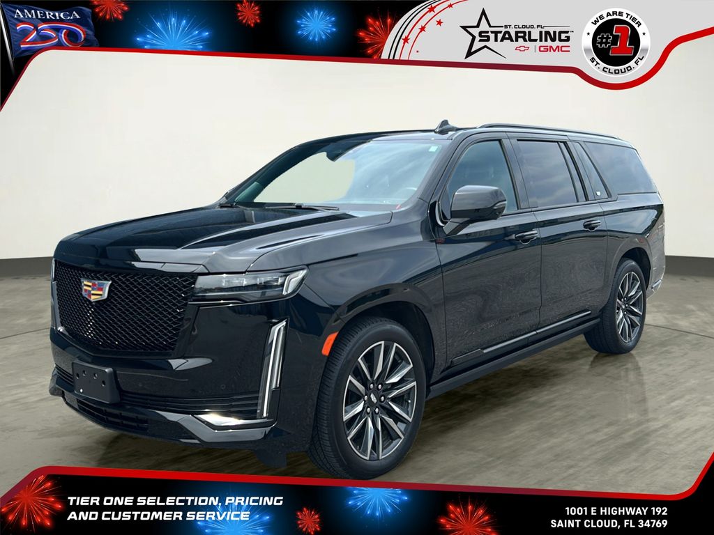 Black Raven 2024 Cadillac Escalade ESV SUV / Crossover Four-Wheel Drive Automatic